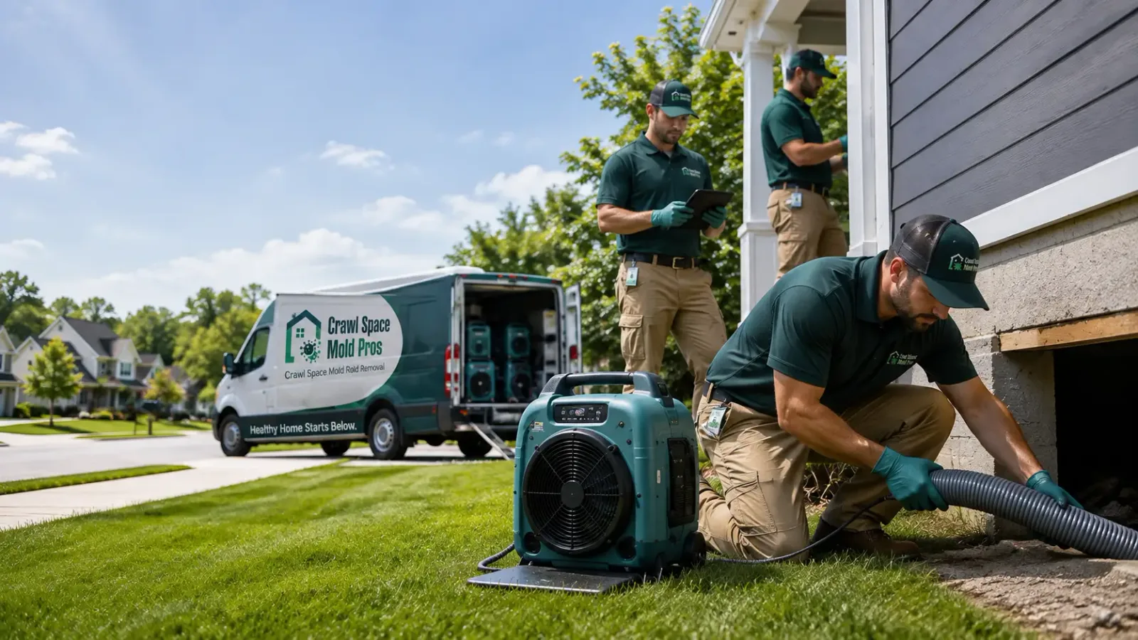 Crawl Space Mold Removal in Franklin, AL